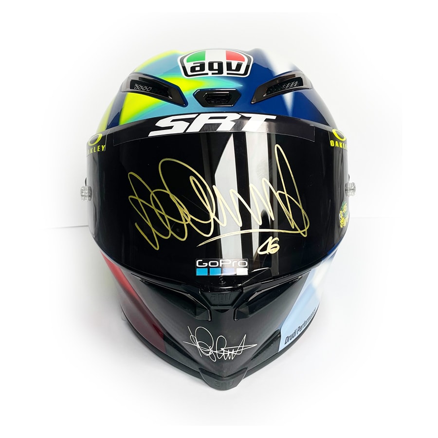 Valentino Rossi Signed 2021 Soleluna GP-RR Helmet