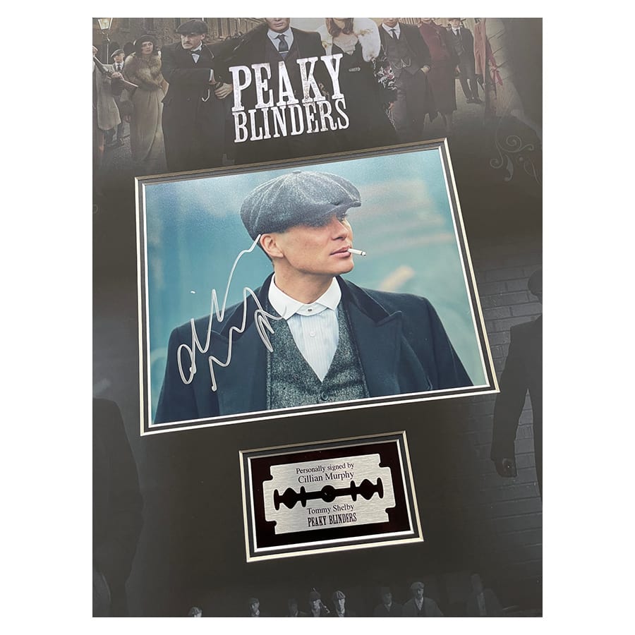 Cillian Murphy Signed Peaky Blinders Display 3