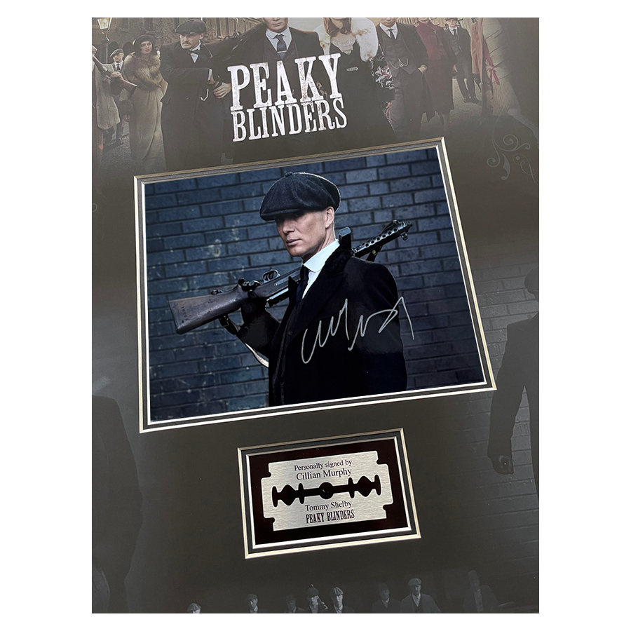 Cillian Murphy Signed Peaky Blinders Display 3