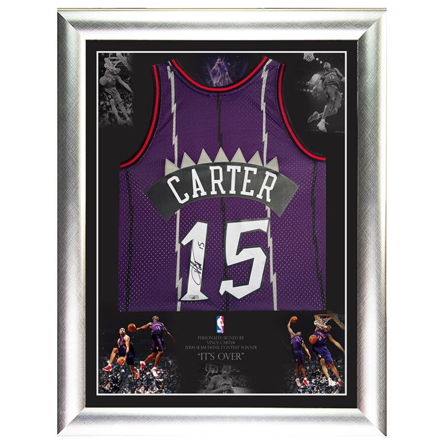 Vince Carter Signed Raptors Jersey - NBA 2000 Slam Dunk