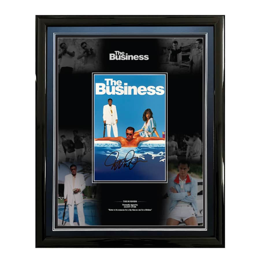 Danny Dyer Signed The Business Movie Display