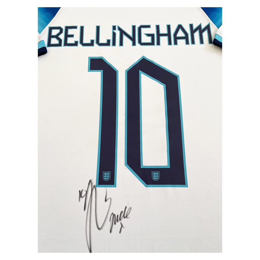 Jude Bellingham Signed 2023 England Shirt
