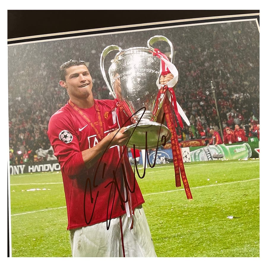 Cristiano Ronaldo Signed Photo Display - Manchester United