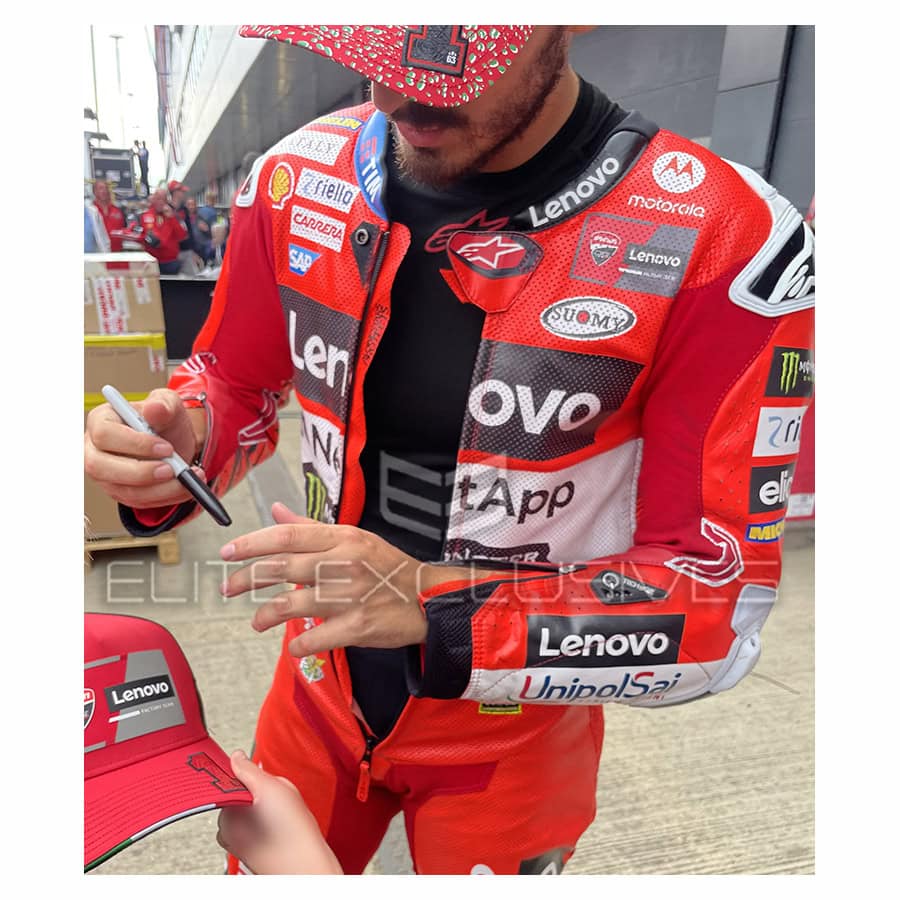 Francesco Bagnaia Signed Ducati Cap - MotoGP World Champion - Pecco