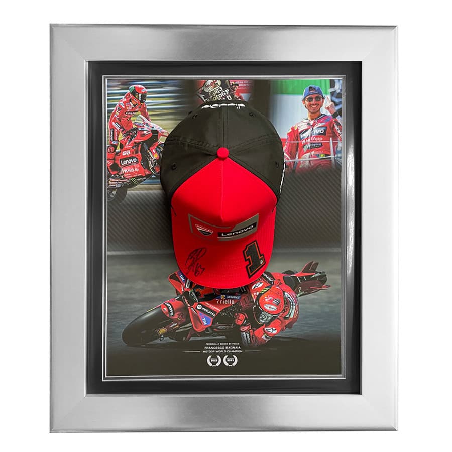 Francesco Bagnaia Signed Ducati Cap - MotoGP World Champion - Pecco