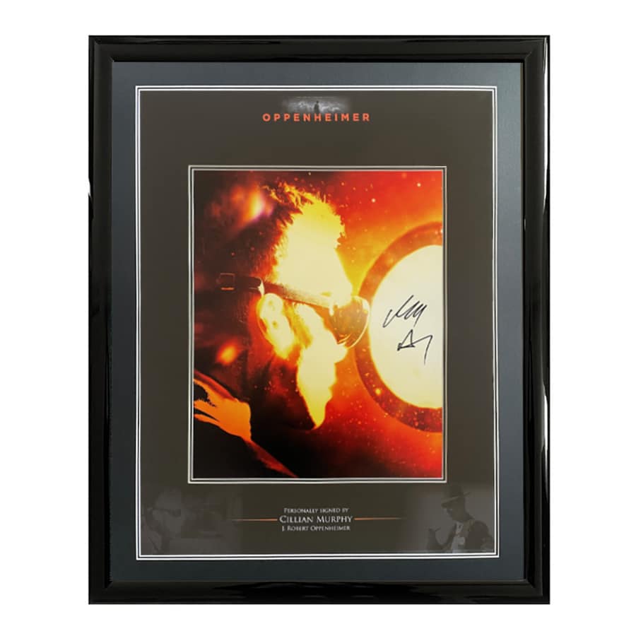 Cillian Murphy Signed Oppenheimer Framed Display 2 - SWAU Authenticated