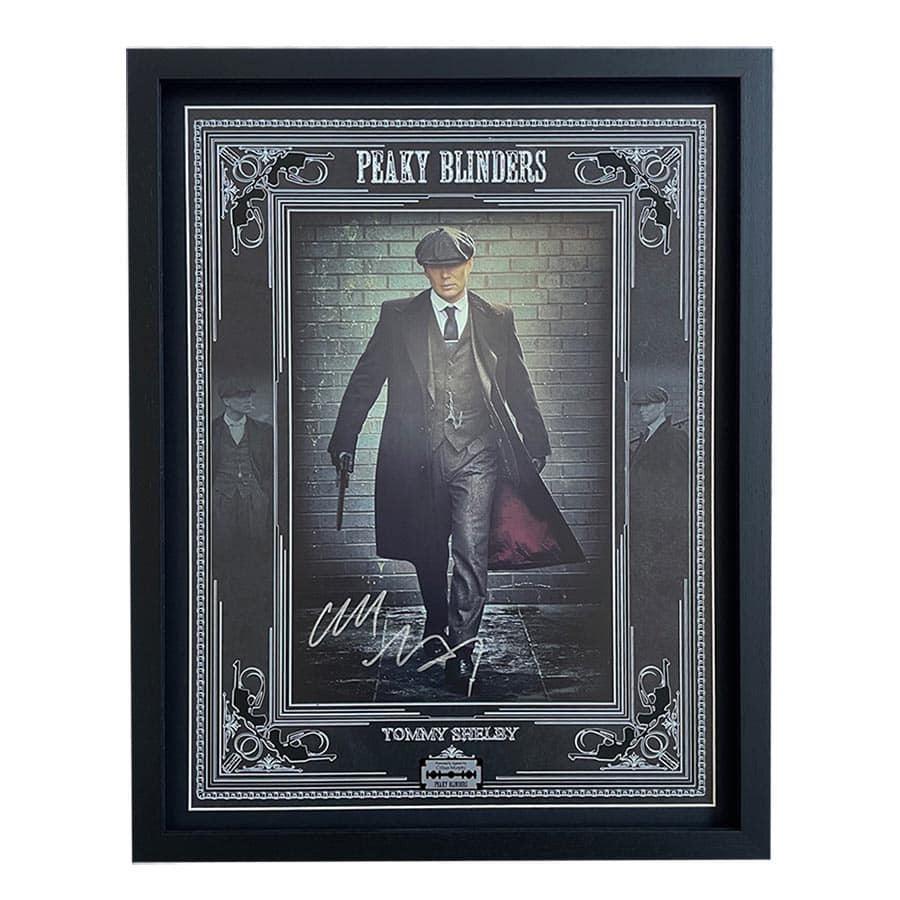 Cillian Murphy Signed Peaky Blinders Framed Display - SWAU Authenticated