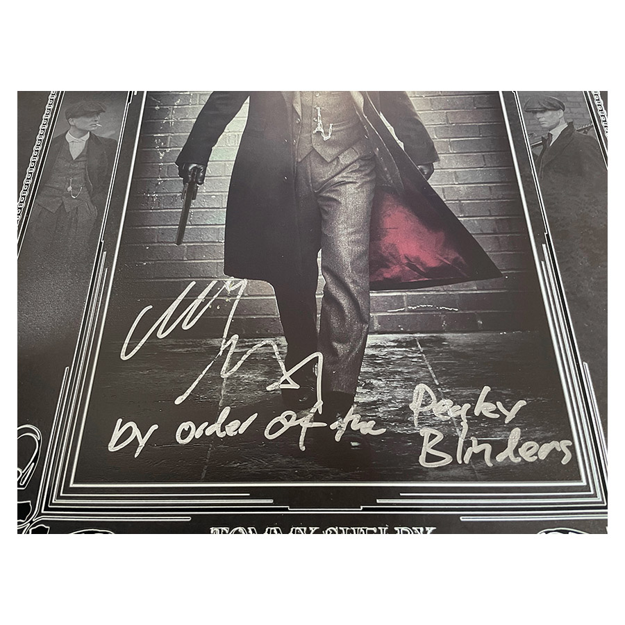 Cillian Murphy Signed Peaky Blinders Display (Framed) - SWAU Authenticated