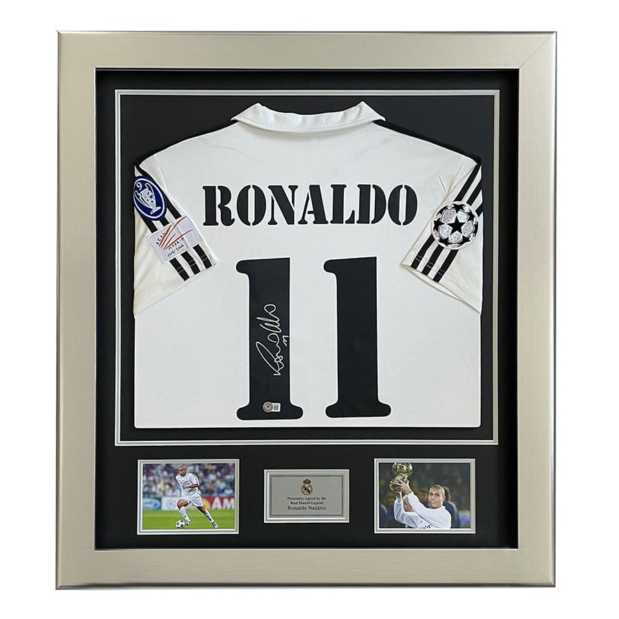 Ronaldo Nazario Signed Real Madrid Shirt - R9