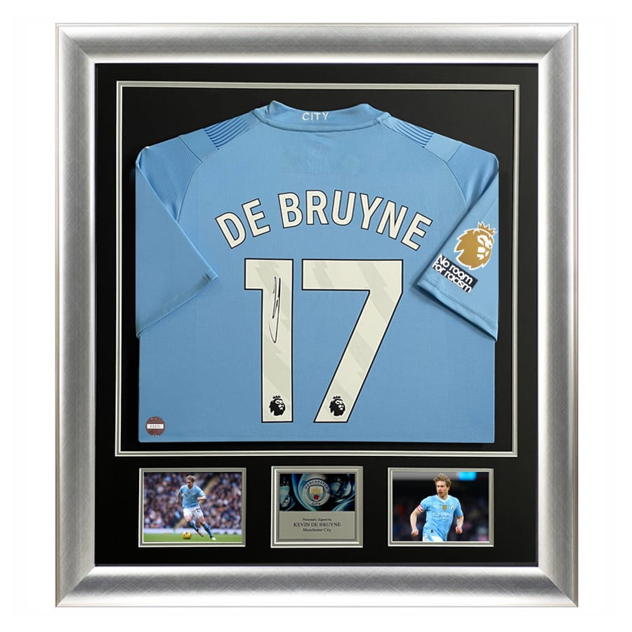 Kevin De Bruyne Signed Man City 2024 Shirt