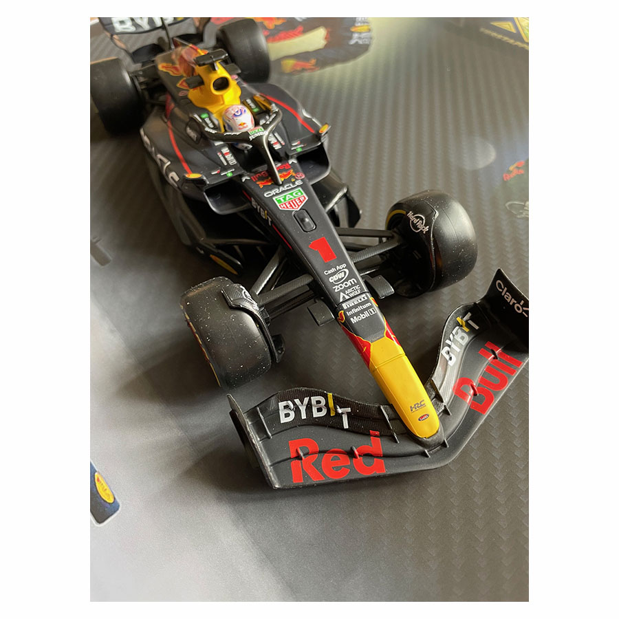 Max Verstappen Signed 2023 Red Bull Racing F1 Model framed Display