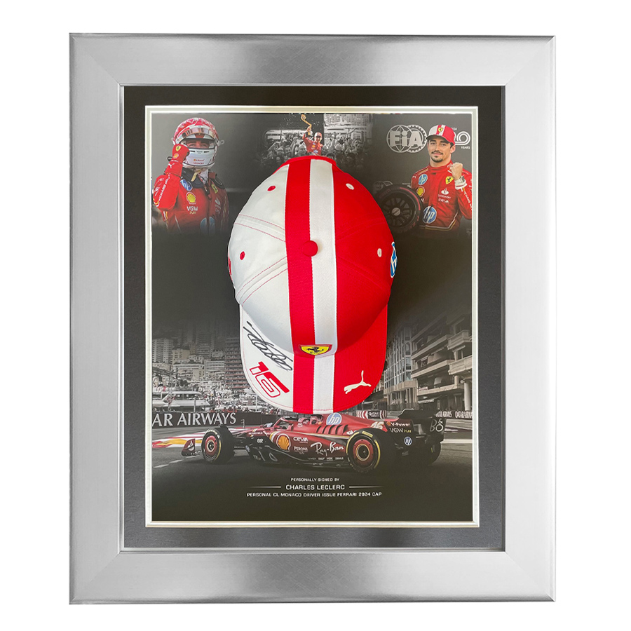 Charles Leclerc Signed Personal Monaco 2024 Cap - Ferrari F1 Driver Issue