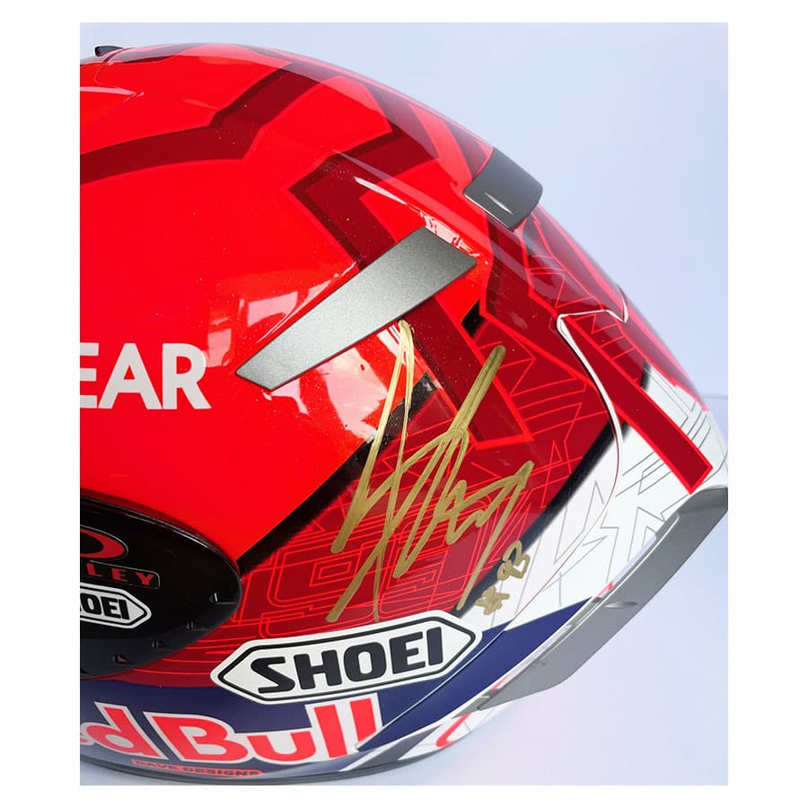 Marc Marquez Signed 2021 Replica Helmet - MotoGP World Champion