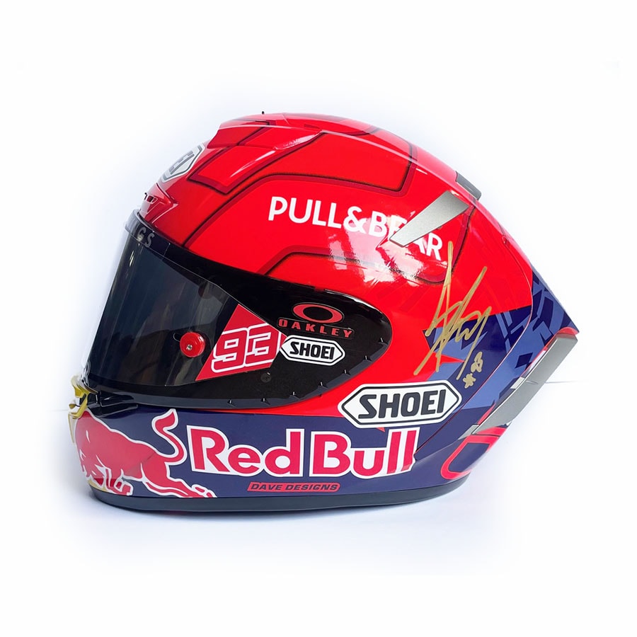 Marc Marquez Signed 2022 Replica Helmet - MotoGP World Champion