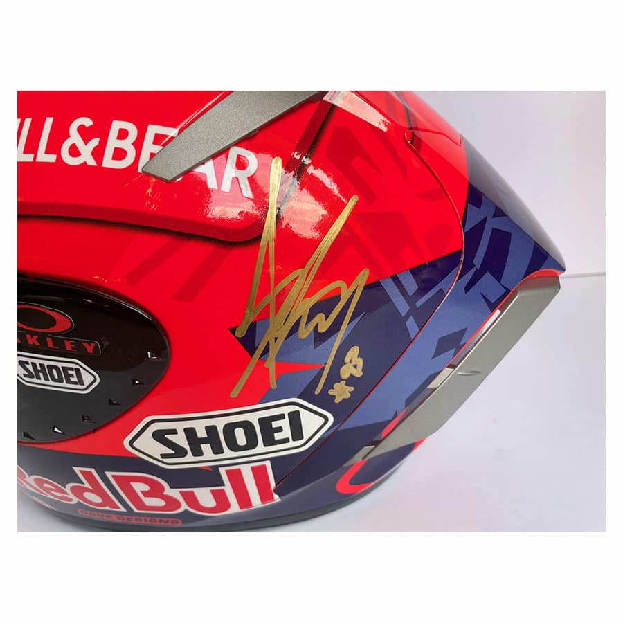 Marc Marquez Signed 2022 Replica Helmet - MotoGP World Champion