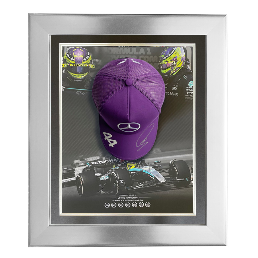 Lewis Hamilton Signed Mercedes F1 2024 Cap