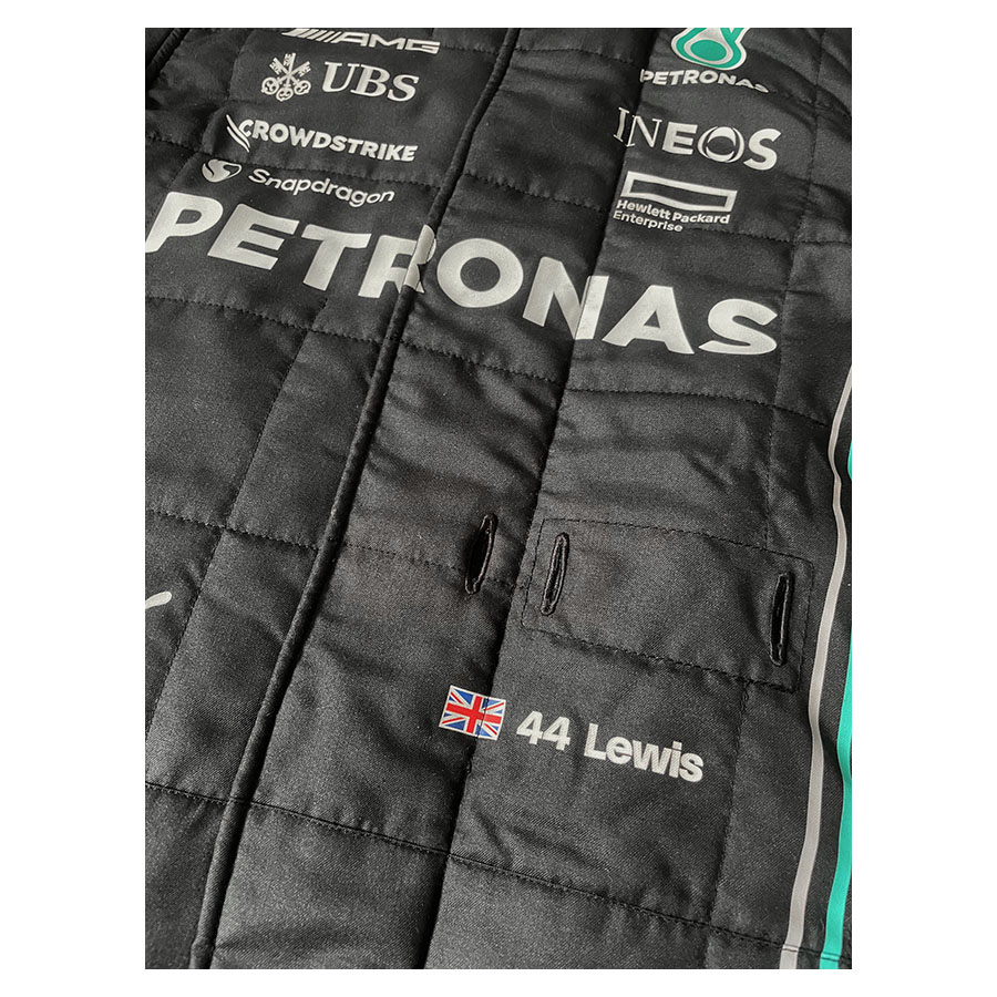 Lewis Hamilton Mercedes 2023 Used F1 Race Suit - Framed & Signed Display