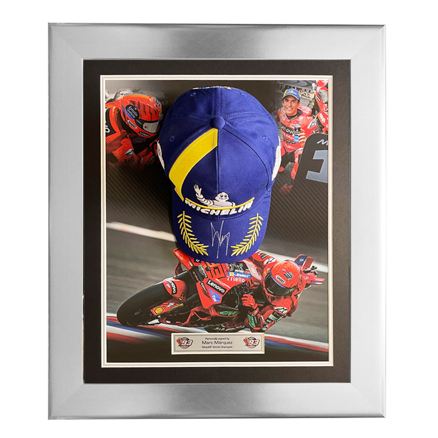 Marc Marquez Signed Podium Cap - 2025 Ducati MM93