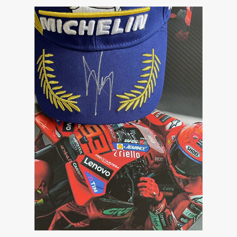 Marc Marquez Signed Podium Cap - 2025 Ducati MM93