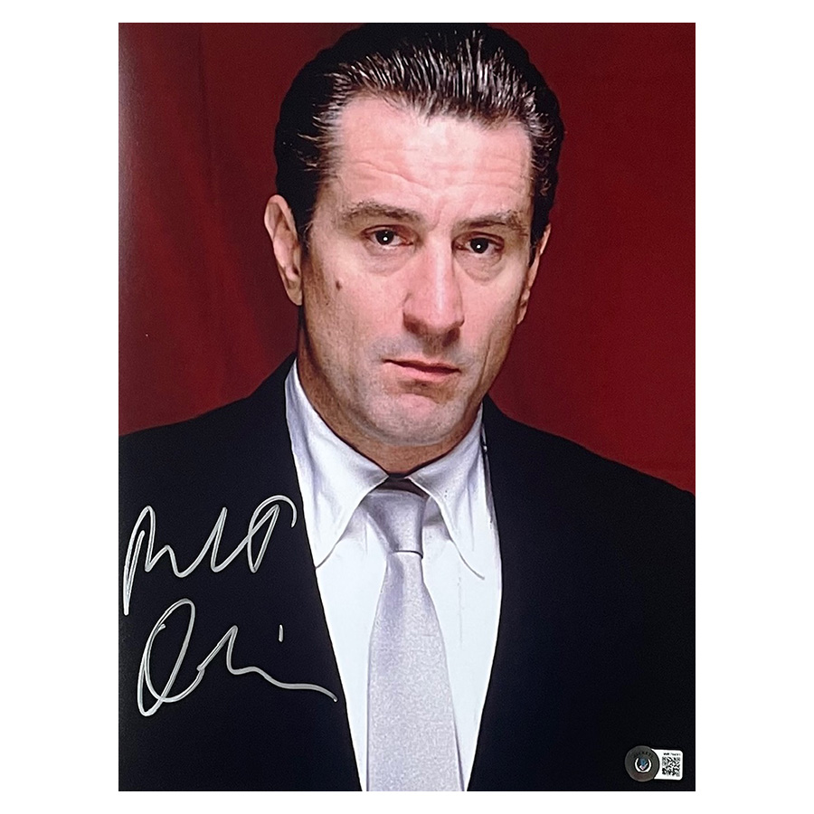 Robert De Niro Signed Goodfellas Movie Display - Beckett Witnessed