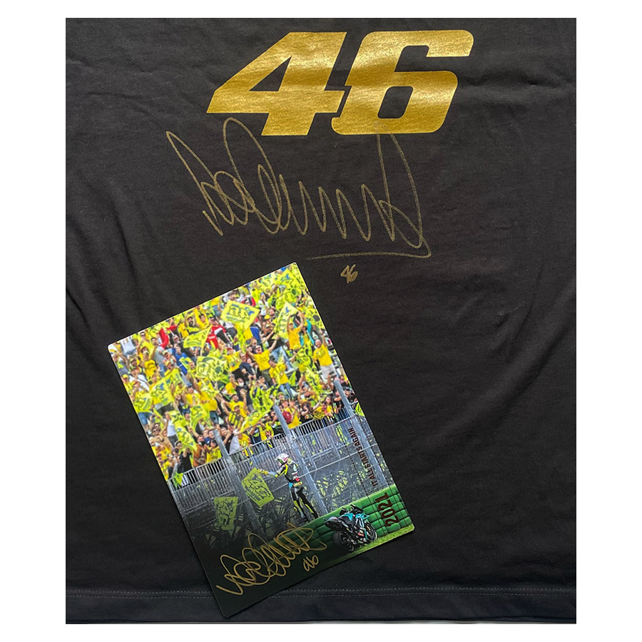 Valentino Rossi Signed Valencia 2021 Shirt - Limited Edition Boxed Edition