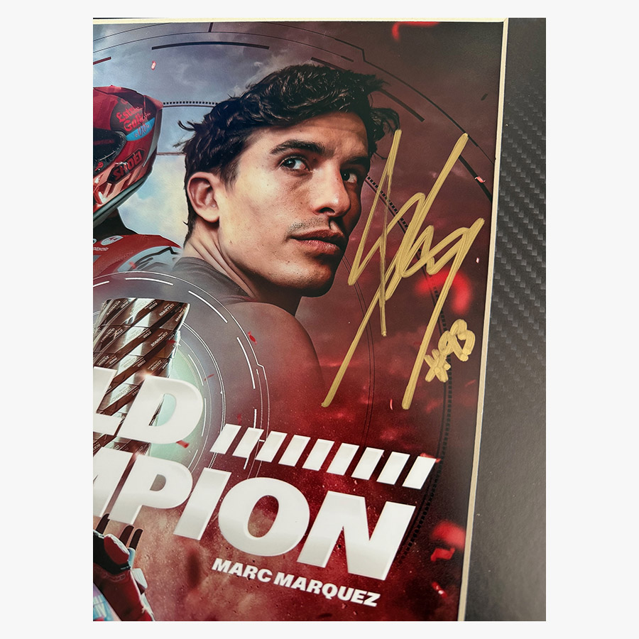 Marc Marquez Signed Photo Ducati MM93 - 2025 MotoGP World Champion