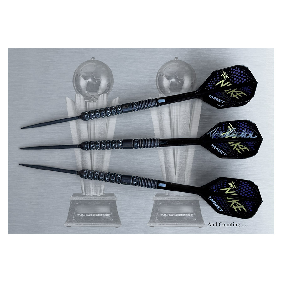 Luke Littler Signed World Champion Darts PDC Framed Photo Display