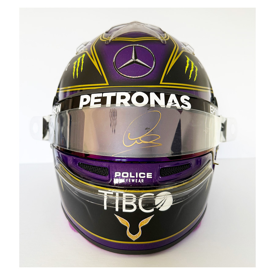 Lewis Hamilton Signed Helmet - Official Bell Abu Dhabi 2020 🔥 F1 World Champion