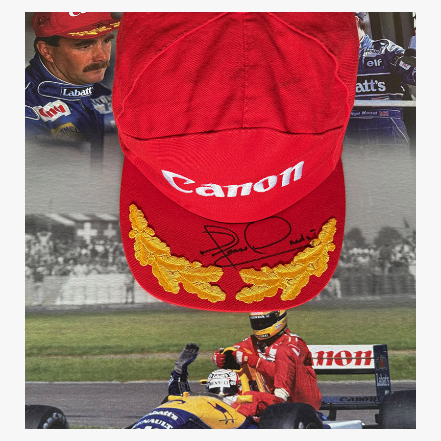 Nigel Mansell Signed Personal & Original Cap 1992 - F1 World Champion - Image 3