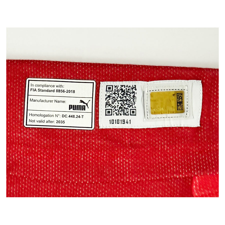 Lewis Hamilton Signed 2025 Las Vegas Nomex Shirt - Ferrari F1 Driver Issue - Image 3