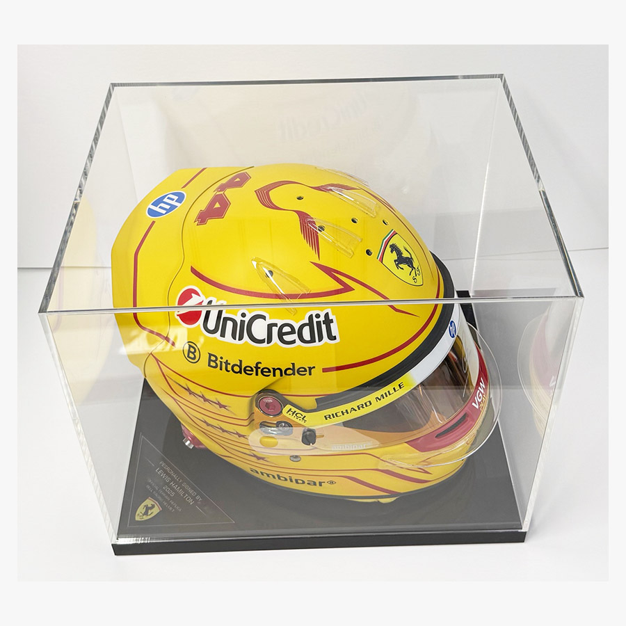 Lewis Hamilton Signed Ferrari 2025 Helmet - Official Bell Racing Replica