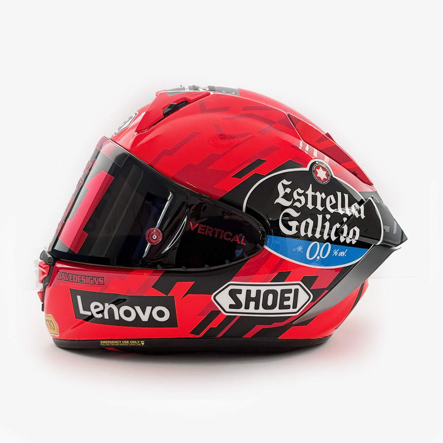 Marc Marquez Signed 2025 Helmet - Ducati MotoGP World Champion