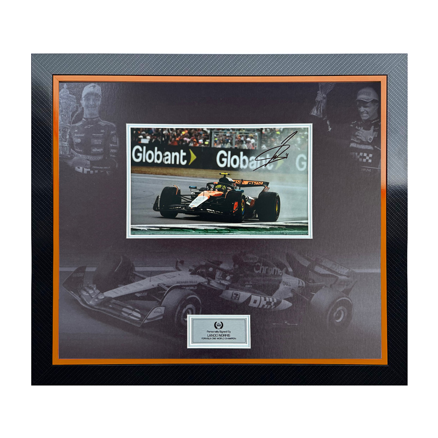 Lando Norris Signed Photo McLaren F1 Display 1 - 2025 F1 Champion