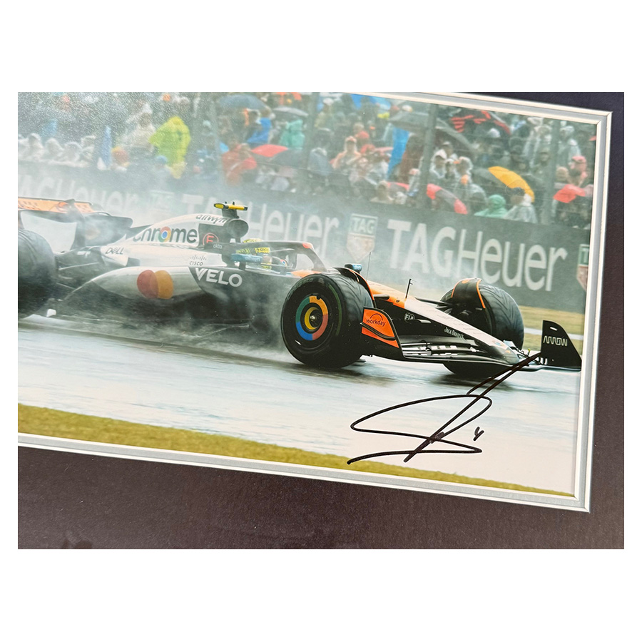 Lando Norris Signed Photo McLaren F1 Display 2 - 2025 F1 Champion