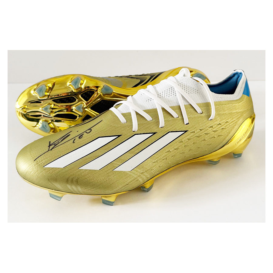Lionel Messi signed Adidas X Speedportal Leyenda Messi 2022 World Cup Boot - Very Rare - Image 7