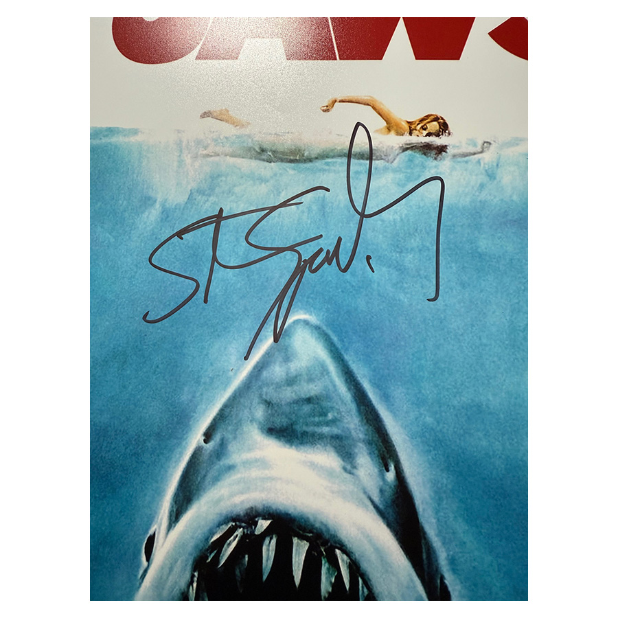 Steven Spielberg Signed Jaws Photo Display - Image 3