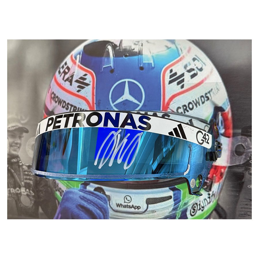 Kimi Antonelli Signed & Used Bell Racing Race Visor - Mercedes F1 2026