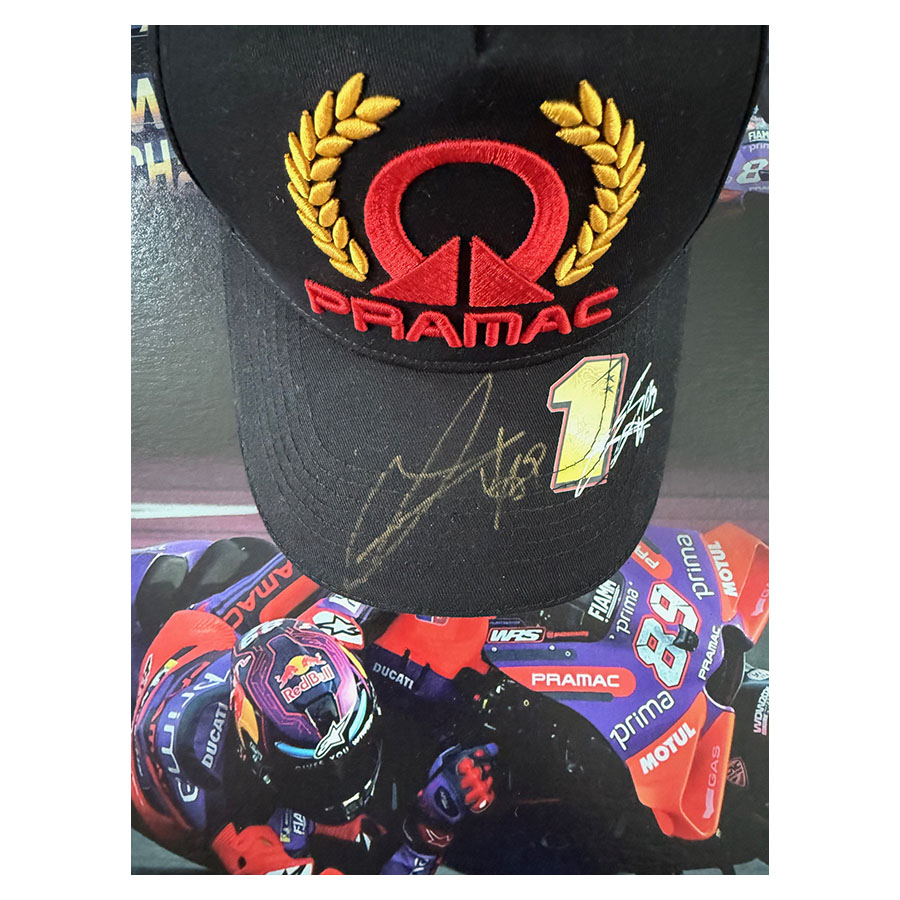 Jorge Martin Signed Pramac Racing 2024 Team Issue Cap - World Champion - Image 4