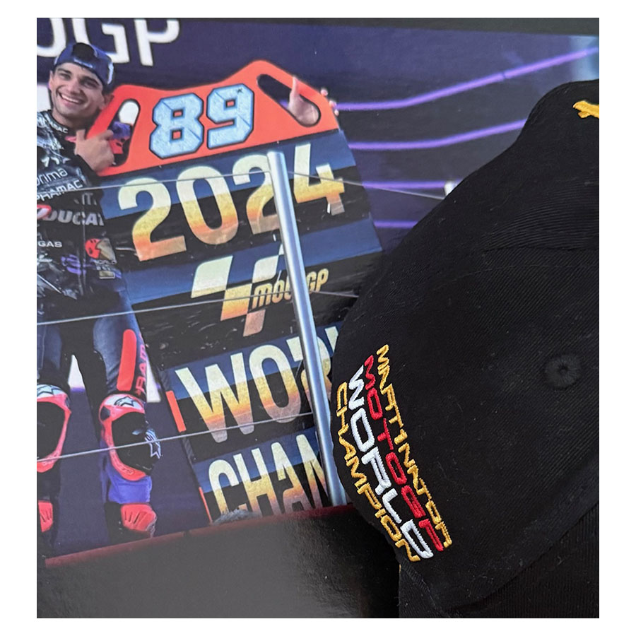 Jorge Martin Signed Pramac Racing 2024 Team Issue Cap - World Champion - Image 3